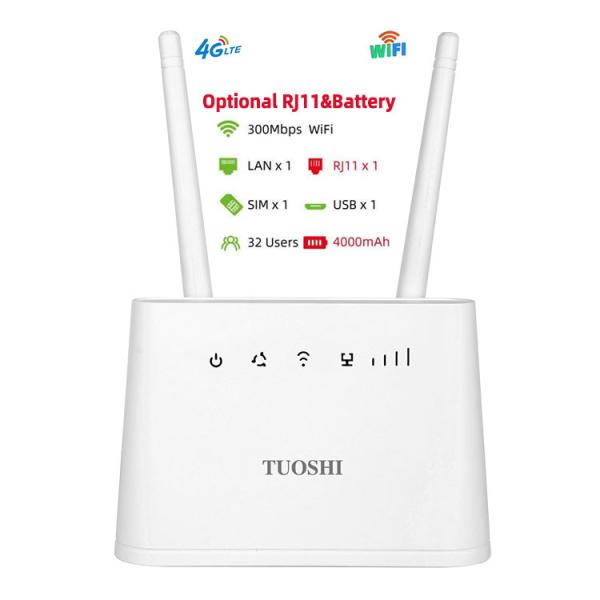 Universal Portable 4G WiFi Modem Fast Lte Upload 51.0Mbps Max Download Speed