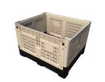 Best selling 1200*1000*810mm food grade plastic pallet collapsible box for
