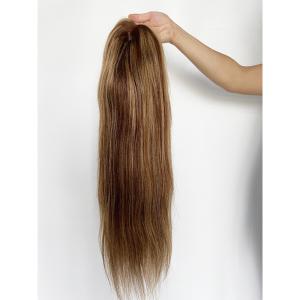 China 30 Inch Human Hair Blend Lace Front Wigs Straight Tight And Neat factory