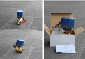 China Durable Brass Electric Motor Control Ball Valve 15-18S Running Time factory