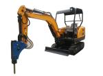 Hydraulic Crawler Excavator With Auger Farm Agriculture Digging Machine