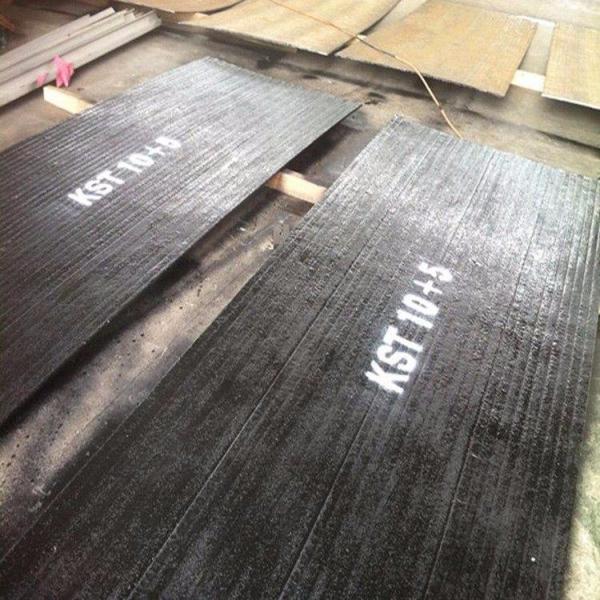 Harden Chromium Carbide Overlay Hardfaced Plate 10 + 6 Surfacing Wear Resistant