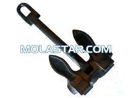 China Molastar Cast Steel Marine Mooring Stockless Byers Anchor Marine Ship Byers Anchor Stockless Anchor For Marine factory