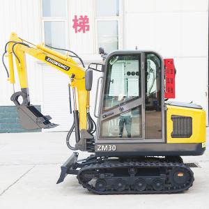 China Diesel Engine Orchard Digging Trenches 3ton Customized Mini Garden Excavator factory