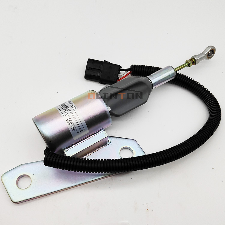 Efficiency Excavator 6BT Diesel Engine Parts Fuel Pump Cut Off Solenoid 3991625 3991624 3991168