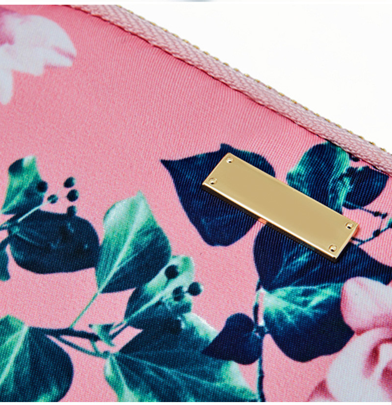 Wholesale Custom Vintage Floral Printed Waterproof Wash Cosmetic Bag