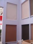 Acrylic Foaming Polyester Window Blinds , Slat Fireproof Window Coverings