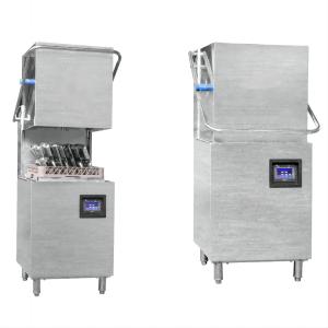 China 380V Industrial Dish Washing Machine Dishwasher Conveyor Rack CE factory
