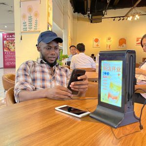 7 Inch Table Touch Screen LCD Display Menu Billborad Advertising Player Wity