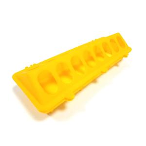 China Poultry Feeding 28 Hole Long Feed Trough For Chicken factory