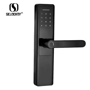 China Alarm Tuya Zigbee Card Key Fingerprint Door Locks factory