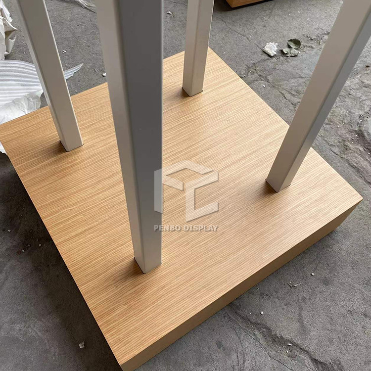 Wooden Clothing Store Display Rack Women Clothes Shop Furniture