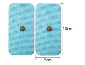 China QS-TECH physical therapy electrode pad 5x5cm snap button electrode factory