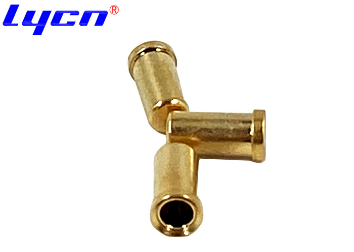 Screw Machine Terminal Gold Plated Connector Pins Copper 3.0mm Receptacles