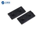 Custom 40*80MM T Slot Accessories Plastic t slot end cap Black Color