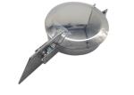 Polished 5 Inch Exhaust Rain Cap