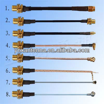 35cm SMA to IPEX/SMA to MCX/SMA to N Cable Antenna Connector for 50 OHM Input Impendence
