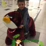 Hansel Coin operated battery powered children ride on plush animals