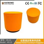 Light Luxury Small Stools Home Door Shoes for Round Leather Pier Bedroom