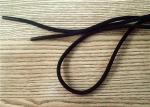 125cm Black Non Elastic Cord With Carved Logo At Both Ends Of The Black Paint