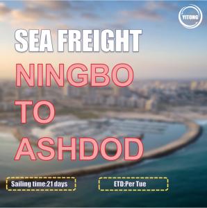 China COSCO Liner Export Ocean Cargo Logistics From Ningbo To Ashdod Israel Direct Sailing factory