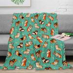 Wearable Printed Flannel Blanket 127x153cm 100% Polyester