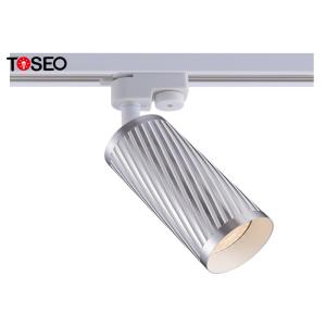 China Champagne Gold Pure Aluminium LED Ceiling Track Lights GU10 Spotlights Adjustable factory