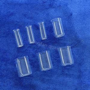 China Wholesale High Temperature Resistance Custom Quartz Glass Test Tube One End Sealed Round Bottom Or Flat Bottom factory