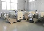 OEM Screw Press Wastewater Treatment 380V Voltage Silver Color 375-5000kg