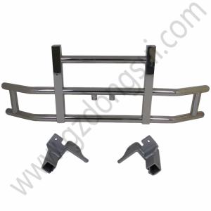 China 304 Stainless Steel Deer Grille Guard Bumper for Heavy Duty Semi Truck factory