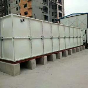 China SMC GRP FRP Assembled Poly Plastic Water Storage Tanks For Water Treatment factory