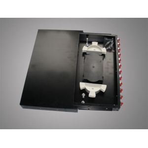 24 Core Rack Mounting Fiber Optic Terminal Box For FTTB / FC / SC