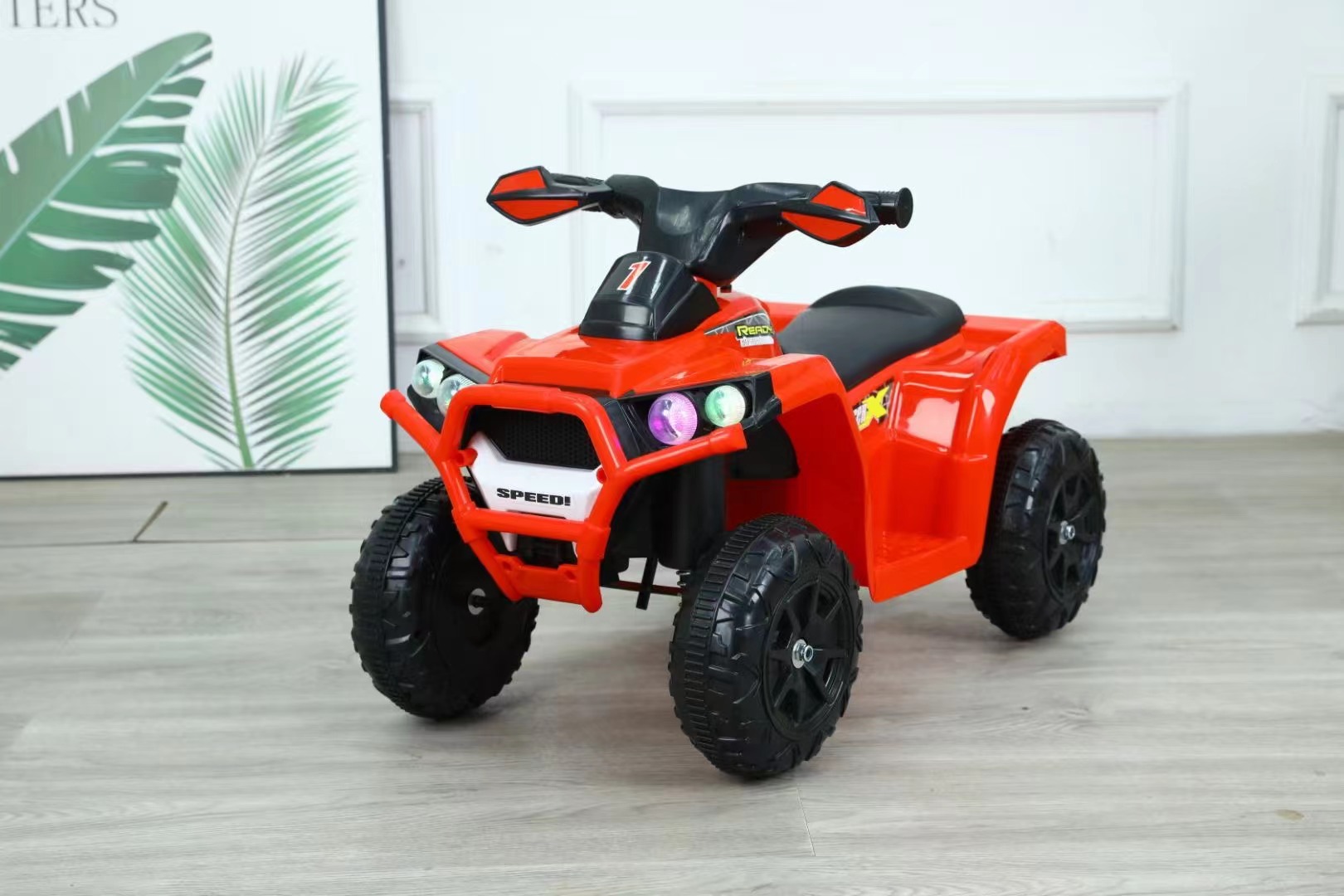 Unisex Plastic Ride On 6V Electric Car Toys with Lighting and Music Model