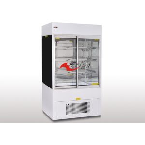 Front Sliding Door Food Display Showcase Can Be Embeded In The Wall