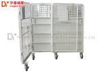Warehouse Q235 Mesh Wire Cage Metal Steel Pallet Box for Storage