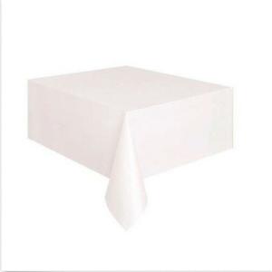China 100% Compostable &amp; Biodegradable Tablecloth -Rectangular Transparent White Disposable Table Covers factory