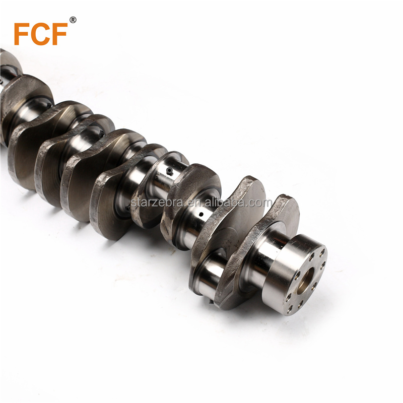 PC Series 6D110 6138-31-1110 Engine Crankshaft with Design and FCF DCT Forged Steel