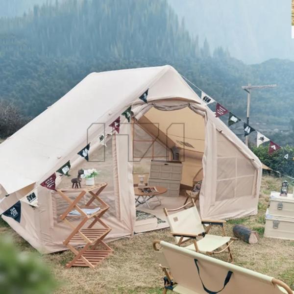 Luxury Outdoor Camping 10 Meters White 12 Sqm Large Colors Tent Inflatable Air