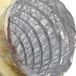 Aluminum Foil And Fiberglass Insulation insulated ducting For AC Insulated Duct