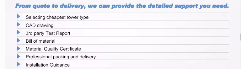 Mobile Wifi Network 4G 5G Gsm Radio Signal 4 Leg Angle Steel Telecom Tower Telecommunication