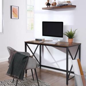 China Wooden Writing Desk for Sale, Rustic Computer Desk, Industrial Computer Desk, Home Office Computer Desk, XLWD21BX factory