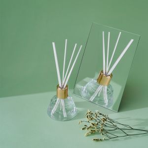 100ml Flat Glass Aroma Diffuser Bottles Screw Up Sealing Type