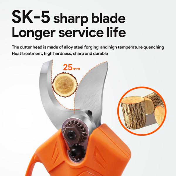 Swansoft F20 New Designed Li-ion Battery Powered Electric Pruner Scissors with 25mm cutting diameter