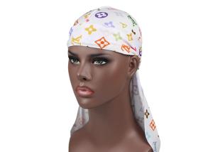 China Colourful LV Silk Silky Satin Designer Durag Supplier Wholesale factory