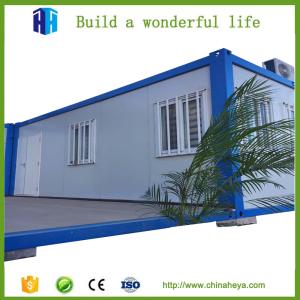 China cheap portable houses prefab steel frame container house insulation kits factory