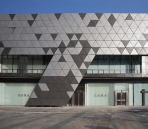 China Ventilated Aluminium Curtain Wall Cladding Veneer Exterior Decoration factory