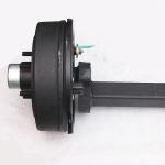 Heavy Duty Round Tube Trailer Straight Axle 15000 Pound With 12.25 Inch Brakes