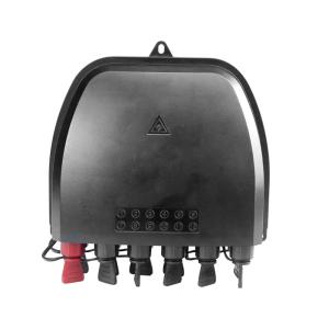 China Pre-Connected 12-core Fiber Optic Distribution Box Red/Green/Black With Mini SC Adapter factory