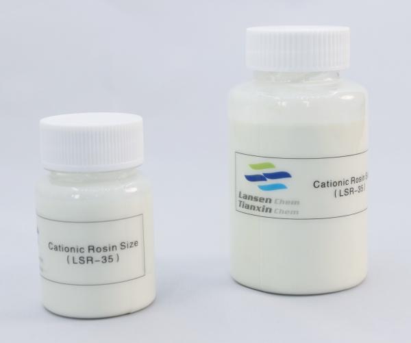 White Emulsion Cationic Rosin 35% Paper Chemical For Cultural Paper And