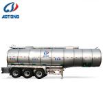 500mm Manhole 3 Axles Fuel Tank Trailer/Chemical Acid Liquid Tank Semi Trailer